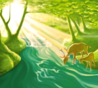 As deer thirst for water